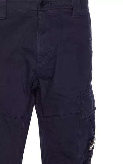 C.p. Company Eclipse Cargo Pants Multiple Pockets In Blue