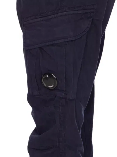 C.p. Company Eclipse Cargo Pants Multiple Pockets In Blue