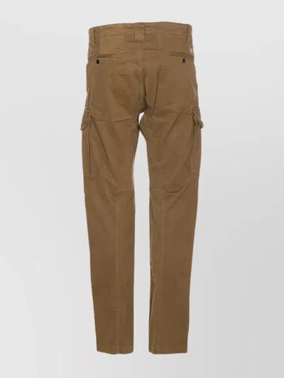 C.p. Company Cargo Pants Multiple Pockets In Brown