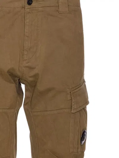 C.p. Company Cargo Pants Multiple Pockets In Brown