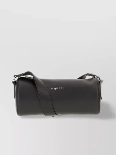 Alexander Mcqueen Small Cylindrical Crossbody Bag With Metal Hardware