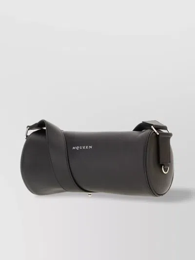 Alexander Mcqueen Small Cylindrical Crossbody Bag With Metal Hardware