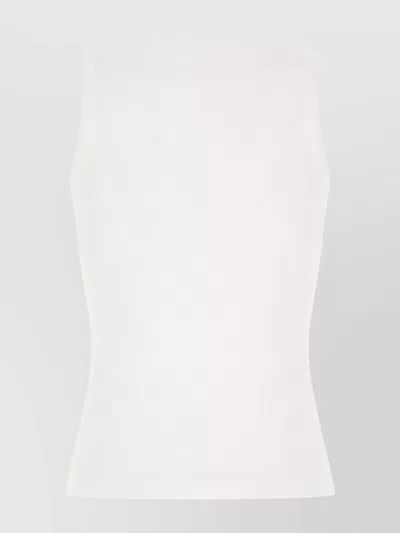 Alexander Mcqueen Mcqueen Placket Tank Top In White