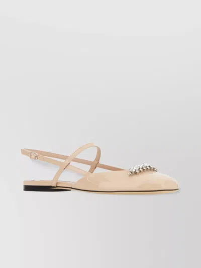 Jimmy Choo Crystal-embellished Ballet Flats