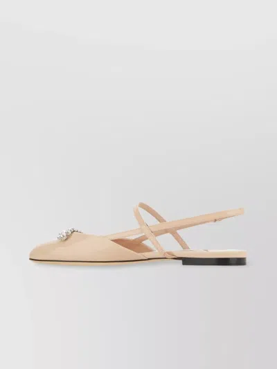 Jimmy Choo Crystal-embellished Ballet Flats