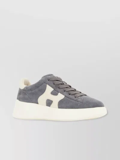 Hogan Rebel Sneakers In Two-tone Suede