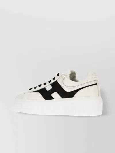 Hogan Nappa Leather Sneakers With Extralight Eva Sole In White