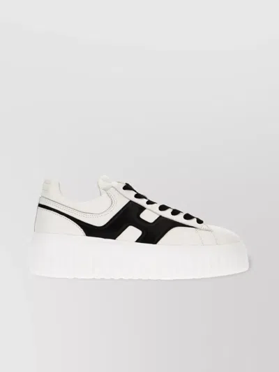 Hogan Nappa Leather Sneakers With Extralight Eva Sole In White