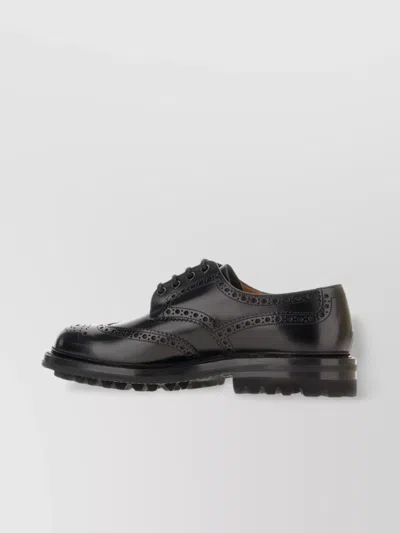 Church's Lace-up Leather Shoes Brogue Detailing