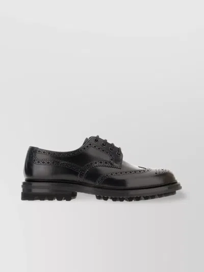 Church's Lace-up Leather Shoes Brogue Detailing