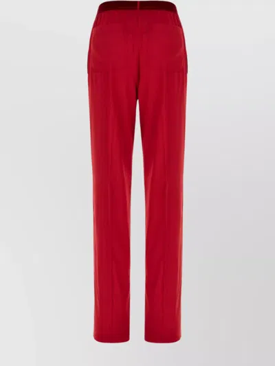 Tom Ford Silk Trousers Elastic Waistband