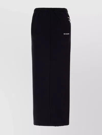 We11 Done Cotton Midi Skirt Elastic Waistband