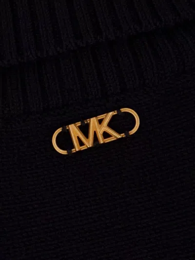 Michael Kors Wool Sweater With Turtleneck And Cropped Length