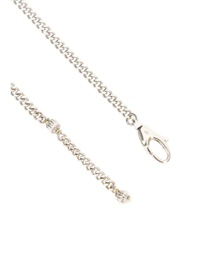 Valentino Metal Chain Link Bracelet With Adjustable Length