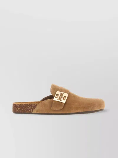 Tory Burch Mellow Suede Slippers Flat Sole