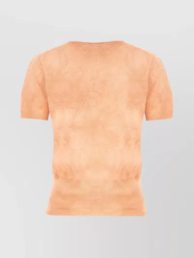 Vivienne Westwood Crew Neck Cotton T-shirt In Orange