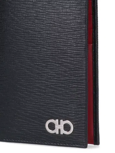 Ferragamo Textured Bi-fold Wallets And Cardholder