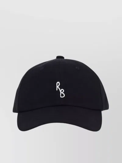 Ruslan Baginskiy Hand-embroidered Baseball Cap In Black