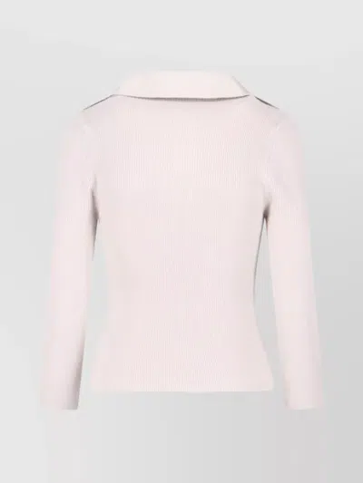 Vivienne Westwood Ribbed Texture Short Sleeves In White