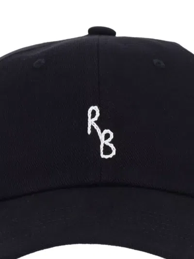 Ruslan Baginskiy Hand-embroidered Baseball Cap In Black