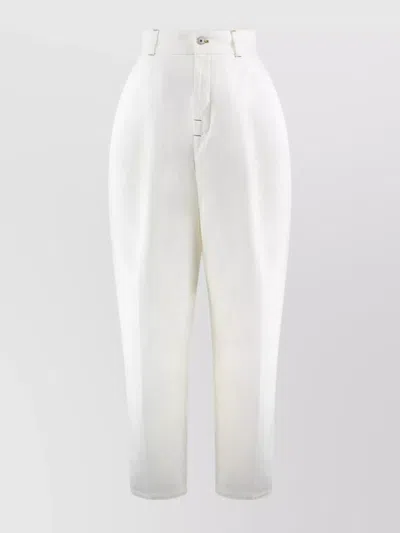 Jacquemus Women Le De-nimes Curzi Jeans In White