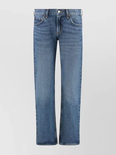 Agolde High-rise Straight Cropped Jeans