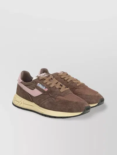 Autry Multicolor Fabric And Suede Reelwind Sneakers