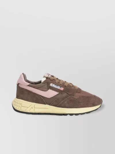 Autry Multicolor Fabric And Suede Reelwind Sneakers