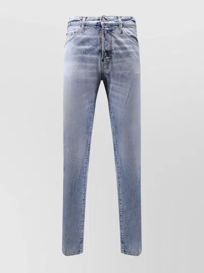 Dsquared2 Men Cool Guy Jeans With Used Effect In Blue