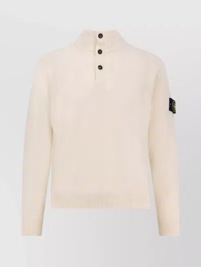 Stone Island Certified Virgin Wool Blend Sweater