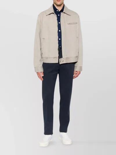 Kiton Long Sleeve Button Down Shirt In Blue