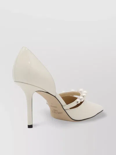 Jimmy Choo Glossy Pearl Pointed Toe Pumps