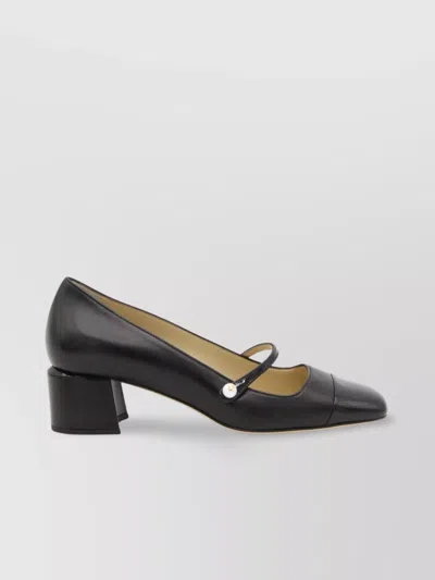 Jimmy Choo Closed Toe Chunky Heel Pump