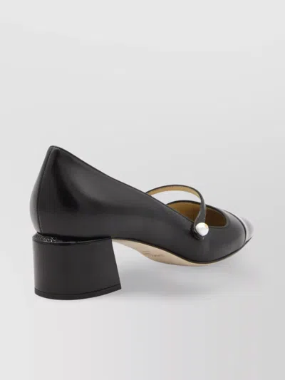 Jimmy Choo Closed Toe Chunky Heel Pump