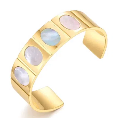 Sahira Women's Dahlia Cuff Bracelet In Gold