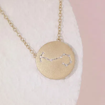 Ella Stein Women's Scorpio Zodiac Necklace In Gold