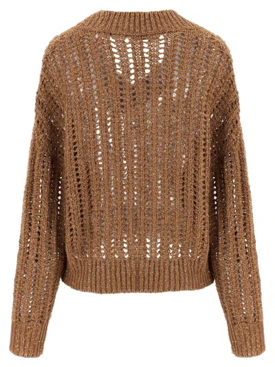 Brunello Cucinelli Rustic Dazzling Net Sweater