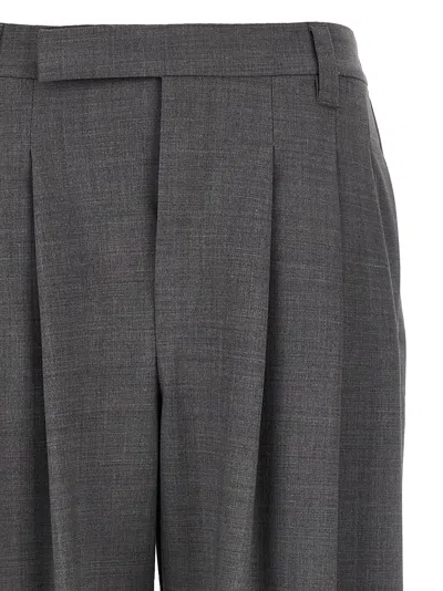 Brunello Cucinelli Sartorial Baggy Pants Gray
