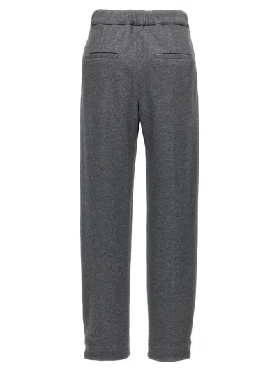 Brunello Cucinelli Grey Pleat Pants