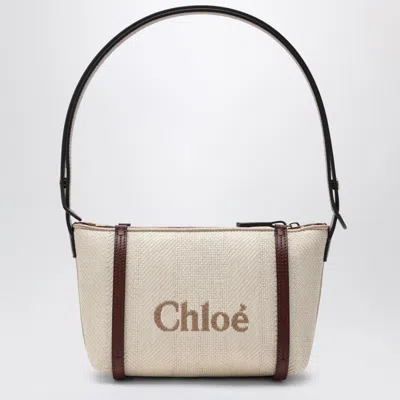 Chloé Carry Bag In Sand Canvas Women