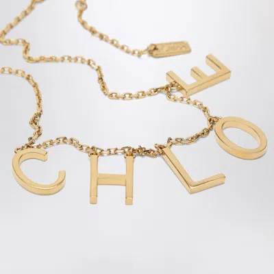 Chloé À La Plage Pendant Necklace In Gold