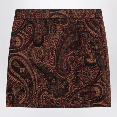 Chloé Mini Skirt With Jacquard Pattern