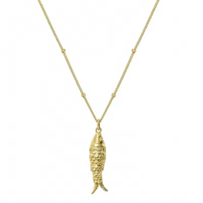 Stia Women's Fish Out Of Water Necklaces In Gold
