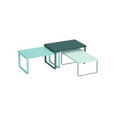 Breebe Set Of 3 Kitchen Counter Shelves In Green