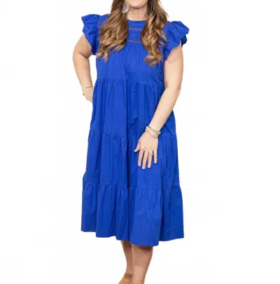 Layerz Clothing Lana Maxi Dress In Blue