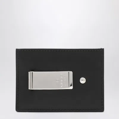 Gucci Card Holder With Money Clip Gg Marmont Black Men In Black
