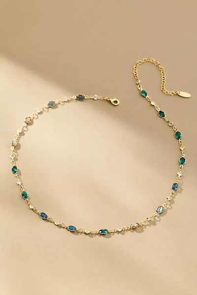 By Anthropologie Infinity Gemstone Necklace