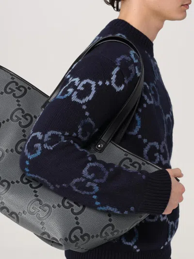 Gucci Jumbo Gg Shopping Bag