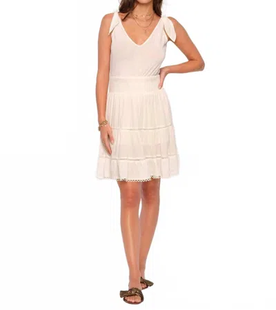Heartloom Larue Mini Dress In Eggshell In Neutral