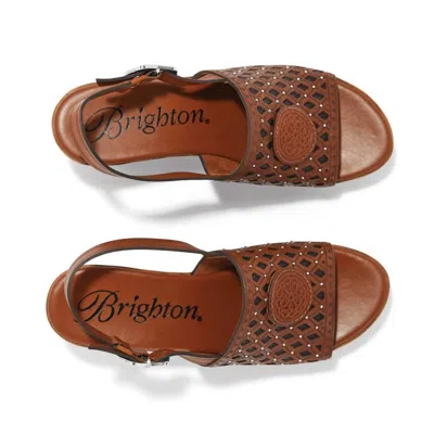 Brighton Women Ferrara Muse Wedge Platforms Shoe In Russet